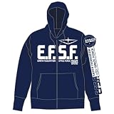 ガンダム E.F.S.F.ジップパーカー ネイビー サイズ:L