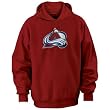 Colorado Avalanche Hoodys : Majestic Colorado Avalanche Maroon Felt Tek Patch hoodys
