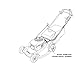 Genuine OEM Honda Harmony II HRT216 (HRT2162TDA) Walk-Behind Lawn Mower Engines Throttle Cable & Lever Assembly