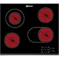 Bauknecht ETPV 7640/IN Glaskeramik-Kochfeld / TouchControl / 1 DUO- / 1 Br�ter-Kochzone / 60 cm / Profilrahmen mit Facettenschliff