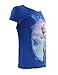 Disney Frozen Elsa Selfie Royal Blue Girls Fitted T-Shirt Sizes 5-12