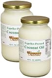 Tropical Traditions Expeller Pressed Coconut Oil, Non-Certified - 32-oz. - 2-Jar Pack