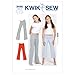 Kwik Sew K3498 Pants Sewing Pattern, Size XS-S-M-L-XL(12-1