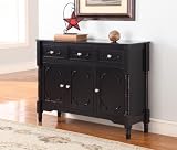 Black Finish Console Drawers Storage Cheap Black Finish Console Drawers Storage Cheap