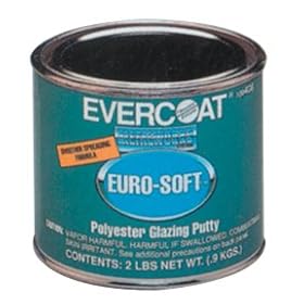 Fibreglass Evercoat 408 Euro-Soft Glazing Putty - 20 oz. Can