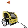 M-Wave ALUMINIUM-Kinder-und Gep�ck Fahrradanh�nger, silver powdercoated, 60x74x58 cm