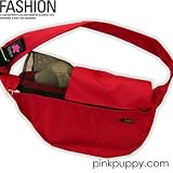 Fundle Classic Red Size Large Pet Dog Cat Sling Carrier