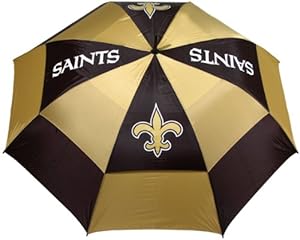 NFL New Orleans Saints 62-Inch Double Canopy Umbrella