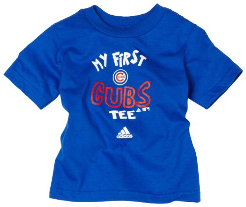 MLB Unisex Infant/Toddler Chicago Cubs The Other First Short Sleeve Tee, Royal, Medum, 3T