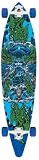 Santa Cruz Sea God Pintail Complete Skateboard - Planche à roulettes à queue fuselée - Bleu / Vert / Blanc - 9,9 x 43,5