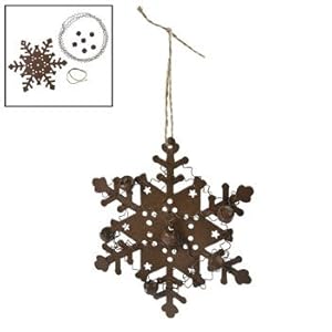 #!Cheap Snowflake With Jingle Bell Ornament Craft Kit - Crafts
