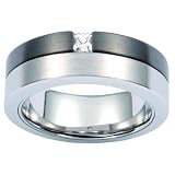 Produkt-Bild: Fossil Partnerring JF83635 IP Anthrazit W175 Gr.55
