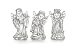 Marquis by Waterford Nativity Set, Angels Set of Three