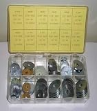 Fender Washer Assortment 100 Pieces 3/16 -3/8 Inch