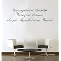 Wandtattoo Wandtattoo Wandzitat " Vergangenheit ist Geschichte" (140 x 42cm)