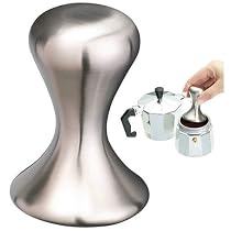 Kitchen Craft Stainless Steel Coffee Tamper, Carded