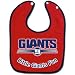 New York Giants Two Toned Snap Baby Bib