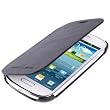 Flip Cover per Samsung Galaxy S III 3 S3 Mini i8190 protezione - Nera + Pellicola Omaggio