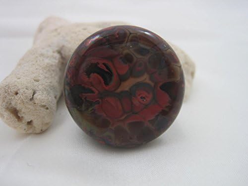 "Magma" Flamework Glass Knob *Ready to Ship*