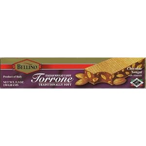 Bellino Chocolate Torrone Bar 5.3 oz by Bellino