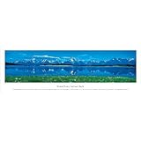 Grand Teton National Park Art Poster Print by James Blakeway, 40x14