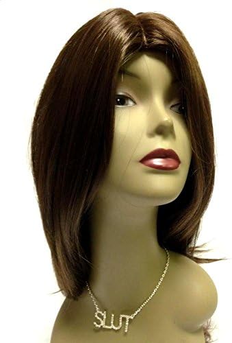 Desire Fashions Women's Clear Rhinestone Slut Necklace Costume Accessory Jewelry