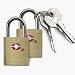 TSA Approved Key Lock - Pack of 2 Brass by Talus