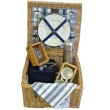Chambray 2 Person Traditional Fitted Picnic Hamper for Tea Lovers