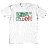 Mountain Dew - Retro Dew Adult T-shirt in White