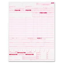 Adams UB-04 Continuous Hospital Insurance Claim Form, 1 Part, Laser, 8.5 x 11 Inches, 2500 Sets per Carton, White (59870R)