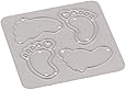CottageCutz 1.3 by 1.1-Inch Die Cuts, Mini, Baby Footprints