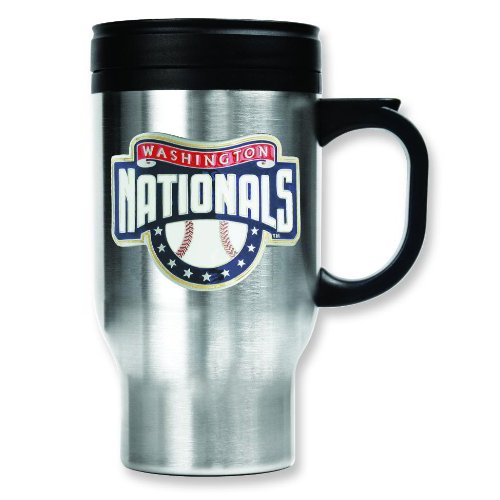 MLB Washington Nationals 16oz Stainless Steel Travel Mug