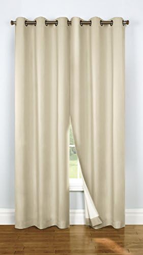 Thermalock Four Seasons Black Out Panel Set, 80 By 84-Inch, Natural