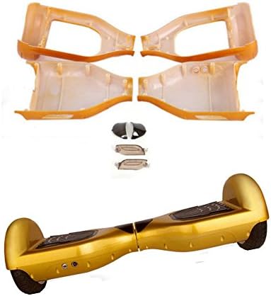 Zhiweikm ABS Plastic Golden Outer Shell Replacement for 6.5" Smart Self Balance 2 Wheels Electric Unicycle Scooter DIY
