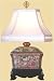 Asian Furniture & D&eacute;cor - 16" Fine Chinese Rose Medallion Wedding Box Decorative Oriental Lamp