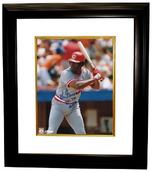 Ken Griffey, Sr. signed Cincinnati Reds 8x10 Photo 75 76 WSC Custom Framed