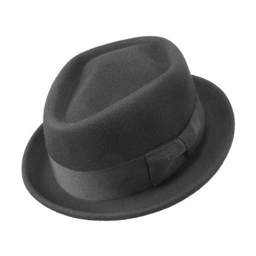 Jaxon Diamond Crown Wool Fedora