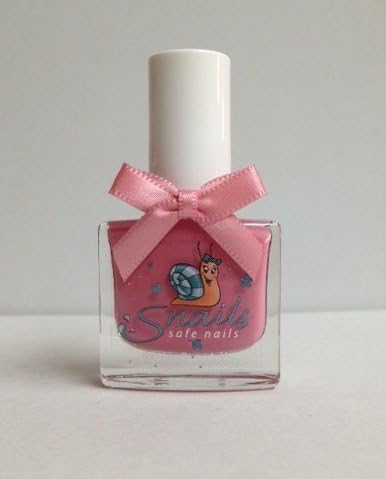 Snails Nail Polish for Children non-toxic water-based 26 colours (Tooth Fairy (pink)) by safe nails
