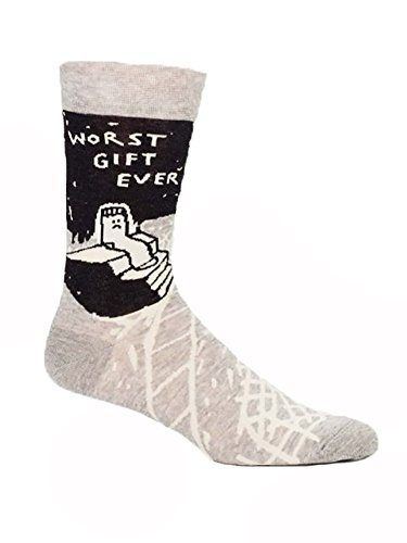 Blue Q Sock Worst Gift Ever Crew Socks