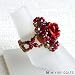 Create Your Own Miyuki Beaded Ring Kit - Carmen Rose Size 6.5