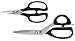 Shun DMS7000 2-Piece Kitchen Shear Set, Black/Silver