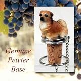 Tibetan Spaniel Dog Wine Bottle Stopper