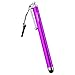 3 in 1 Bundle Stylus / Styli Pen - White Pink Purple - for iPod Touch 3g, 4g, Motorola Xoom iPad 2 Nook eBook Reader Andriod Tablet Touchscreen and Cell Phone iPhone 3G / 3GS /4 / 4S, Samsung Galaxy S2, Note, Motoroal Driod 4, RAZR, Bionic, HTC Evo 4G, Blackberry, LG Connect, Samsung Attain, New iPad3 Universal Colored Stylus Pen