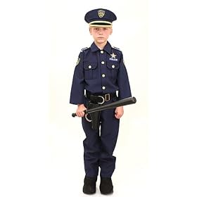 Police Officer Costume Boy - Child 8-10