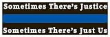 Thin Blue Line - Police - Sheriff - Bumper Sticker