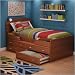 South Shore Twin Captain's Bed Imagine Collection, Morgan cherry