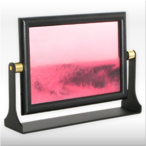 Sandbild 'DREAM PINK' mit Metallständer