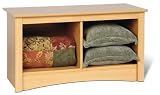Sonoma Twin Cubbie Bench (Small) in Maple Finish By Prepac Furniture