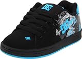 DC Kids Pixie Butterfly Fashion Sneaker ,Black/Turquoise/Sparkle,13 M US Little Kid