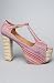 Jeffrey Campbell Shoes The Foxy Espadrille Shoe in Multi Stripe,Shoes for Women